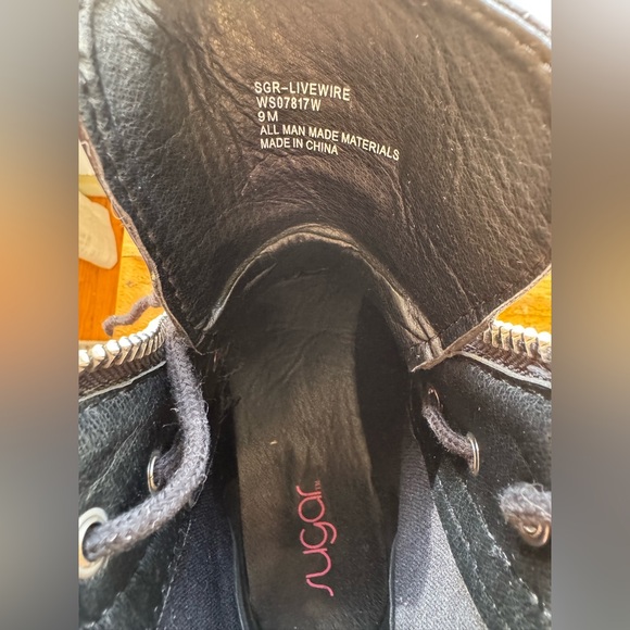 Sugar Black Combat Boots - Picture 12 of 16